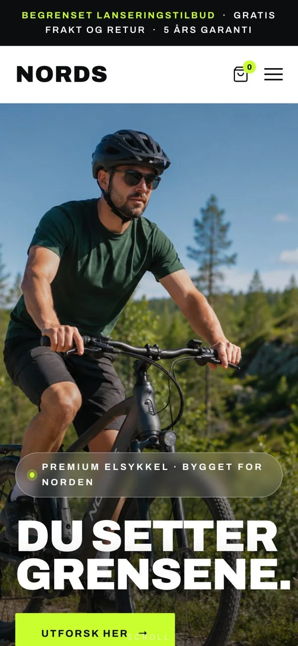 NORDS mobile website tour